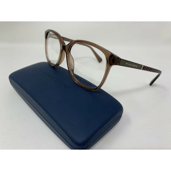 Cole Haan Eyeglasses CH5001 (231) Crystal Brown 54 [] 15 135 Flex Hinges Demos - Picture 1 of 11